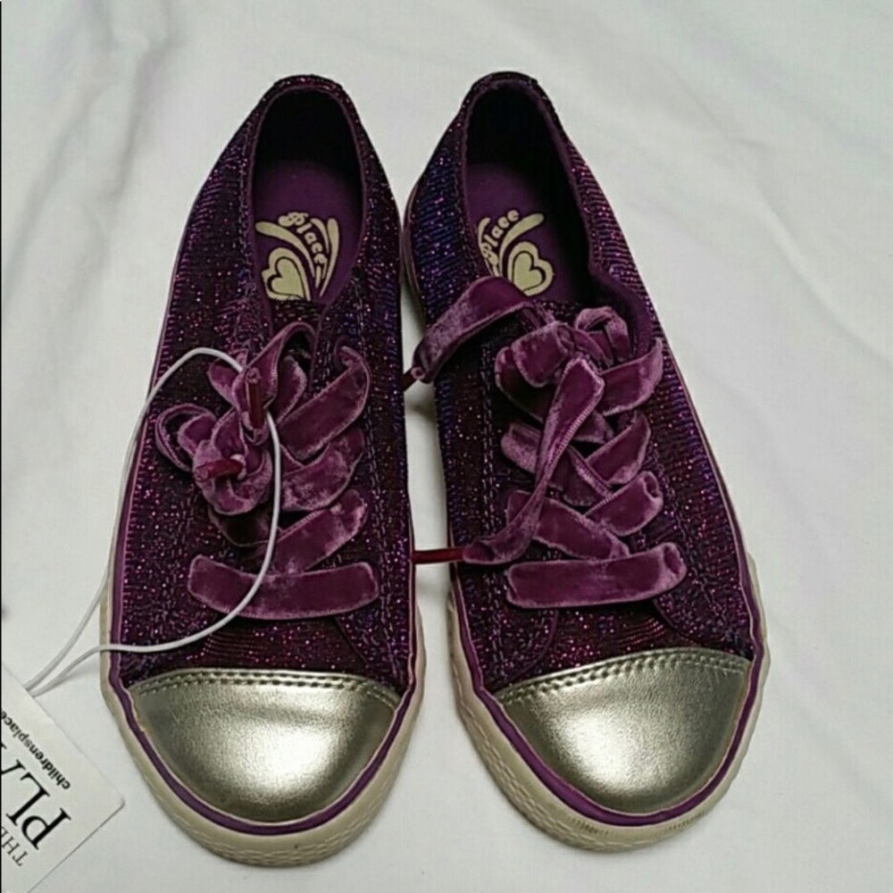 Bran nwot size toddler 10 sparkly purple shoes